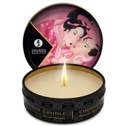 Shunga Bougie de Massage Pétale de Rose 30mL
